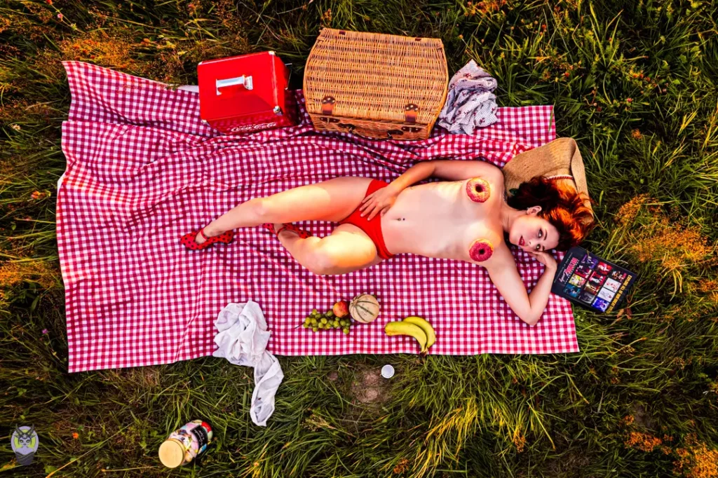 Pin-up - pique nique