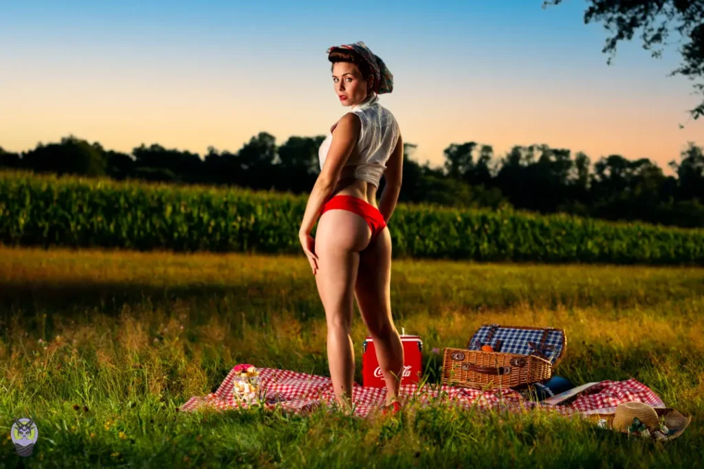 Pin-up - pique nique